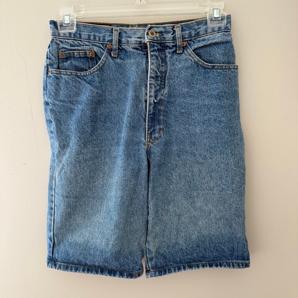 Vintage‎ Action West Denim Jean Shorts High Waist Mom Shorts 90s Style